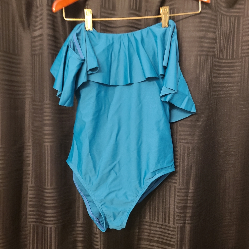 Women's off shoulder one piece swimsuit